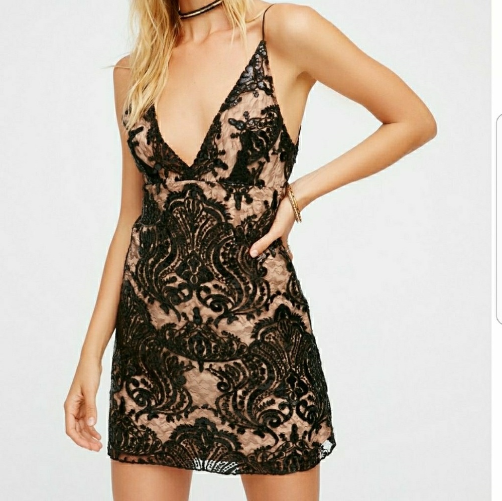 Free People night shades dress
